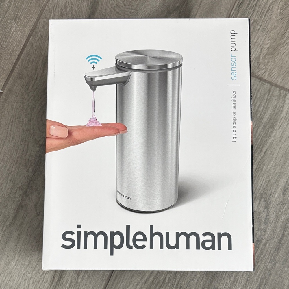 Simplehuman Silver Sensor Pump Dispenser